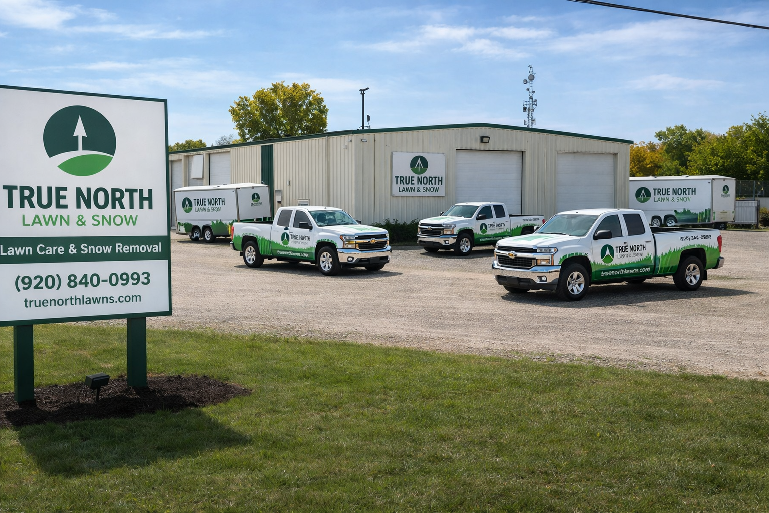 True North Lawn & Snow fleet at new Appleton facility